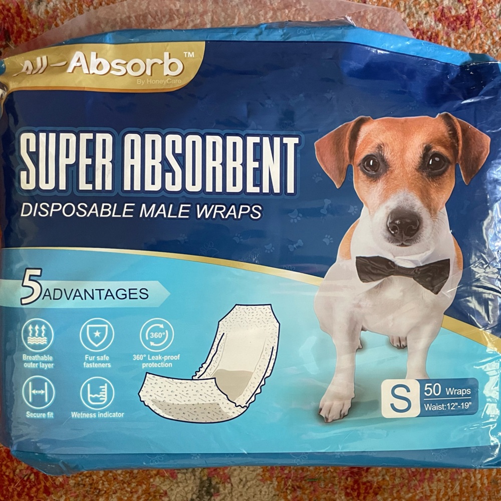 Dog Super Absorbent Male Wraps